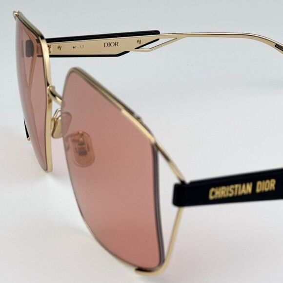 NEW Dior ARCHIDIOR S1U  B0E0 Gold Pink Women Oversized Square Sunglasses main image 8